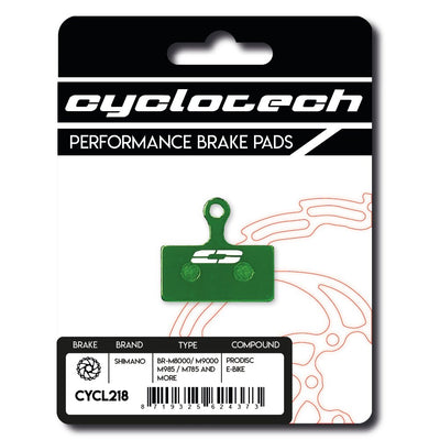 Plaquette de frein à disque Cyclo tech prodisc vélo électrique shimano xt