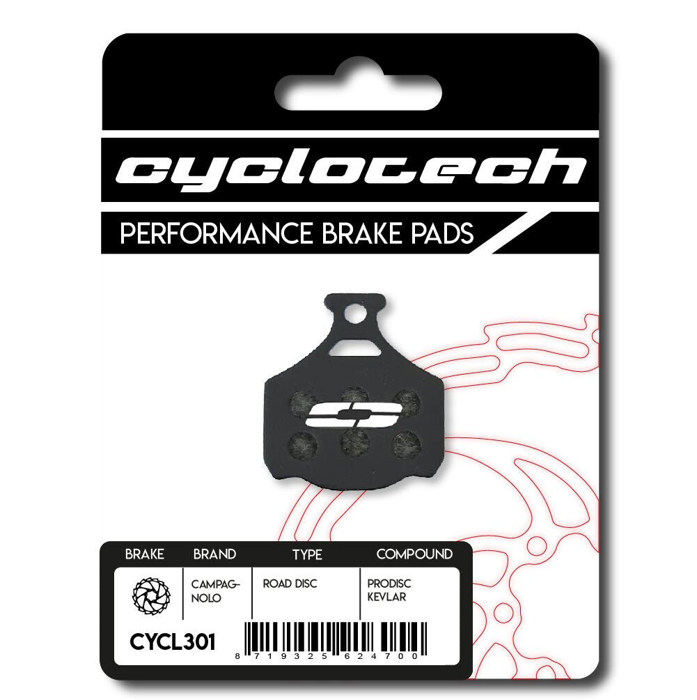 Plaquette de frein à disque Cyclo tech prodisc kevlar campagnolo route