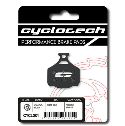 Plaquette de frein à disque Cyclo tech prodisc kevlar campagnolo route