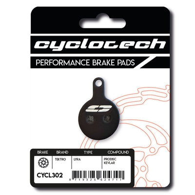 Plaquette de frein à disque Cyclo tech prodisc kevlar tektro lyra