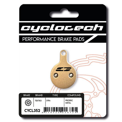 Plaquette de frein à disque Cyclo tech prodisc métal tektro lyra