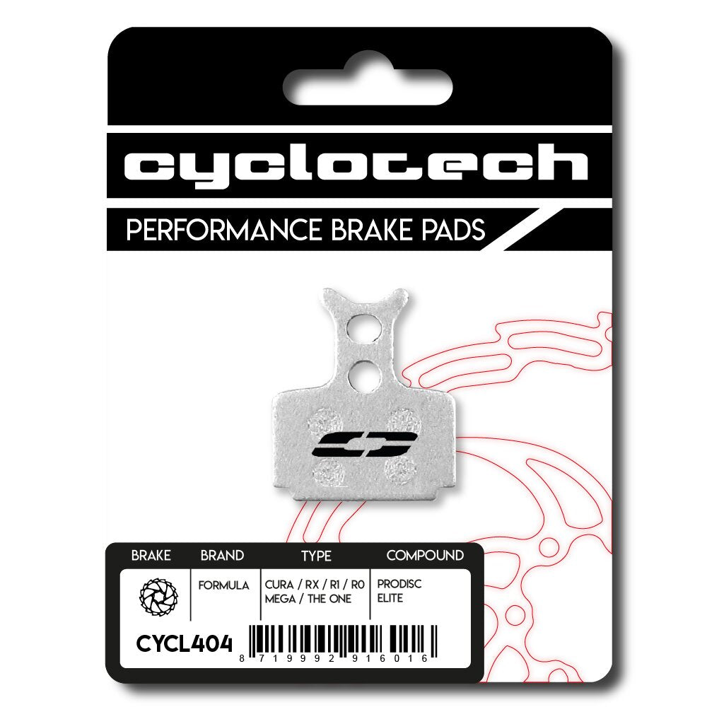 Plaquette de frein à disque Cyclo tech prodisc Elite Formula Cura
