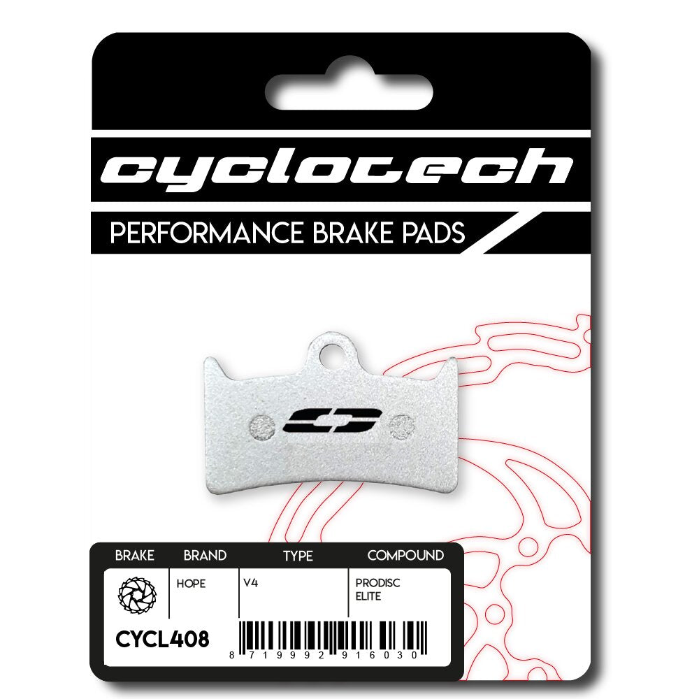 Plaquette de frein à disque Cyclo tech prodisc Elite Hope V4