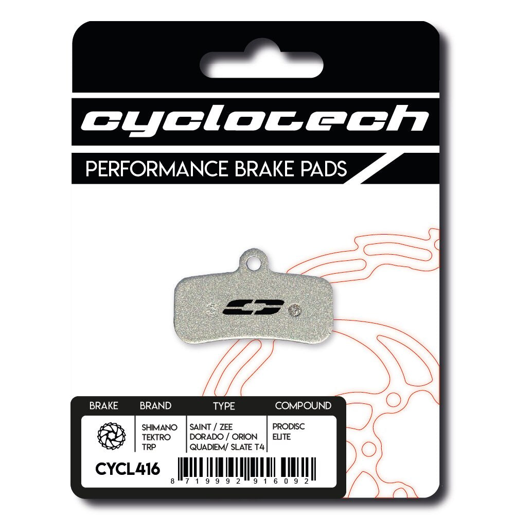 Plaquette de frein à disque Cyclo Tech prodisc Elite shimano saint