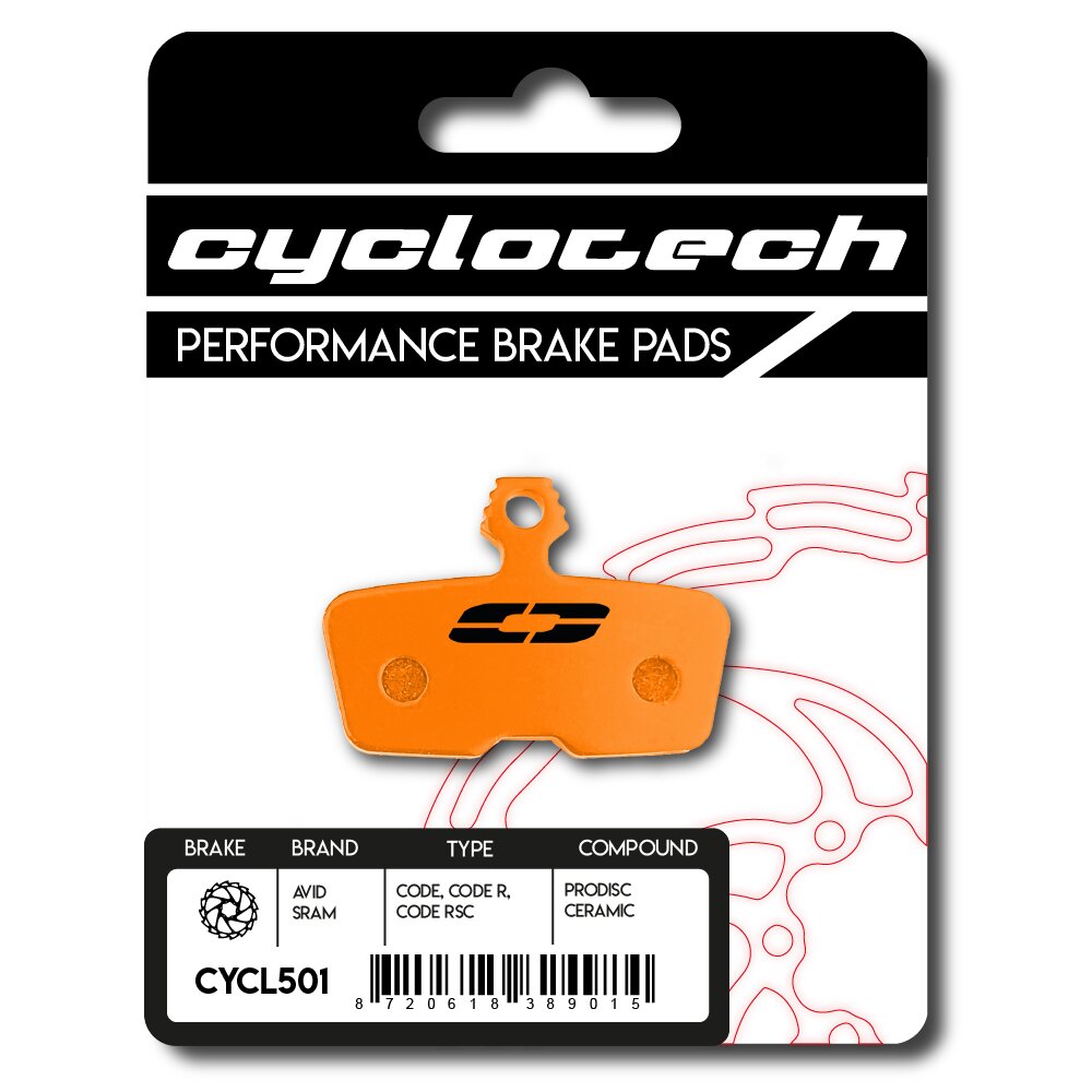 Plaquette de frein à disque Cyclo tech prodisc céramique code sram