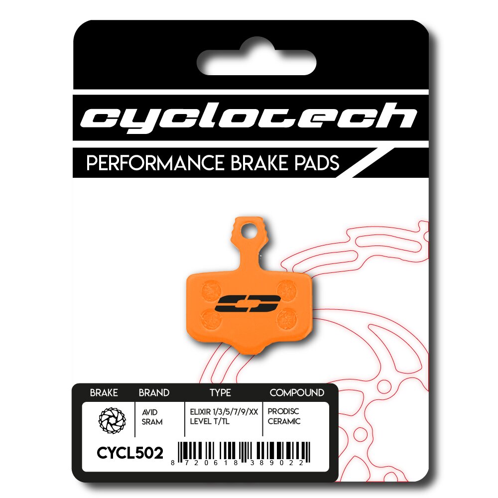 Plaquette de frein à disque Cyclo tech prodisc céramique sram rouge