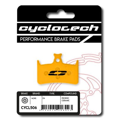 Plaquette de frein à disque Cyclo tech prodisc céramique espérons e4