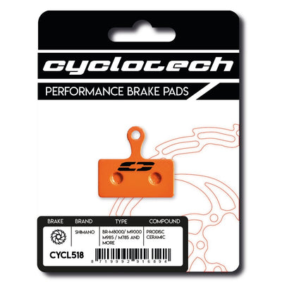 Plaquette de frein à disque Cyclo tech prodisc céramique shimano xt