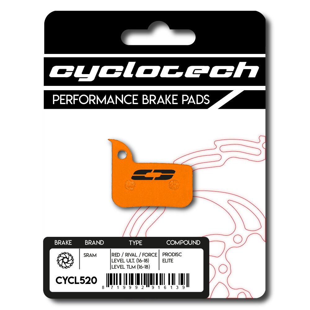 Plaquette de frein à disque Cyclo tech prodisc céramique sram rouge