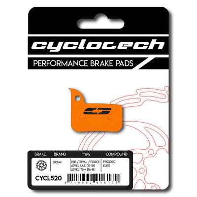 Plaquette de frein à disque Cyclo tech prodisc céramique sram rouge