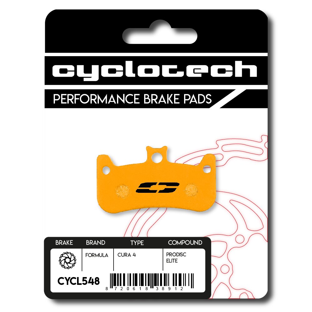 Plaquette de frein à disque Cyclo tech prodisc formule céramique cura