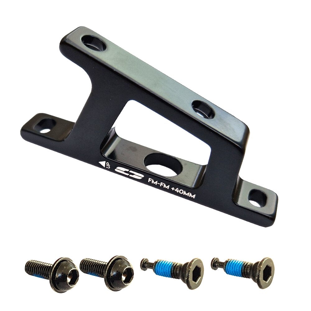 Adaptateur Cyclo tech fourche avant flatmount 140 mm à 180 mm