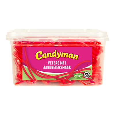 Lacets Candyman fraise (1 kg)