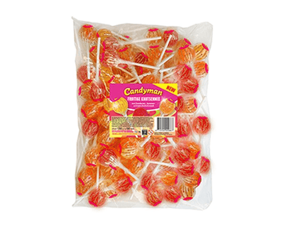 Mélange club fruité Candyman (100 pièces)