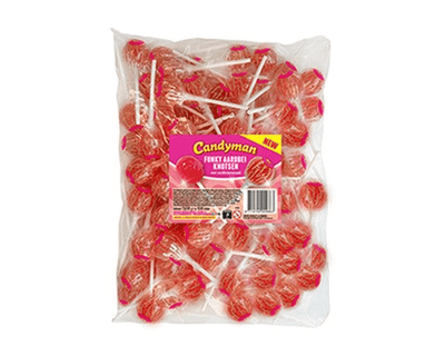 Clubs de fraises funky Candyman (100 pièces)