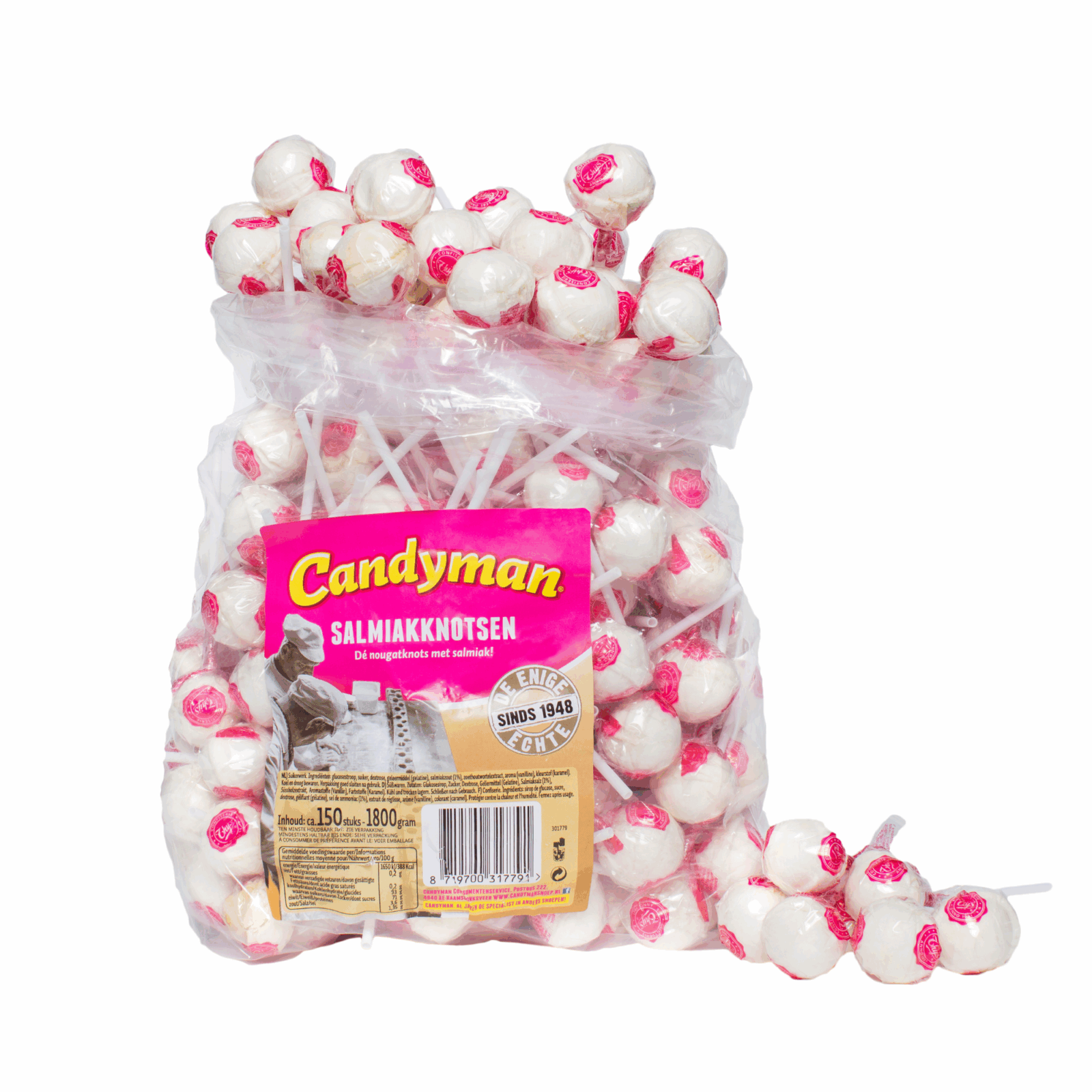 Clubs ammoniacaux Candyman sal (150 pièces)