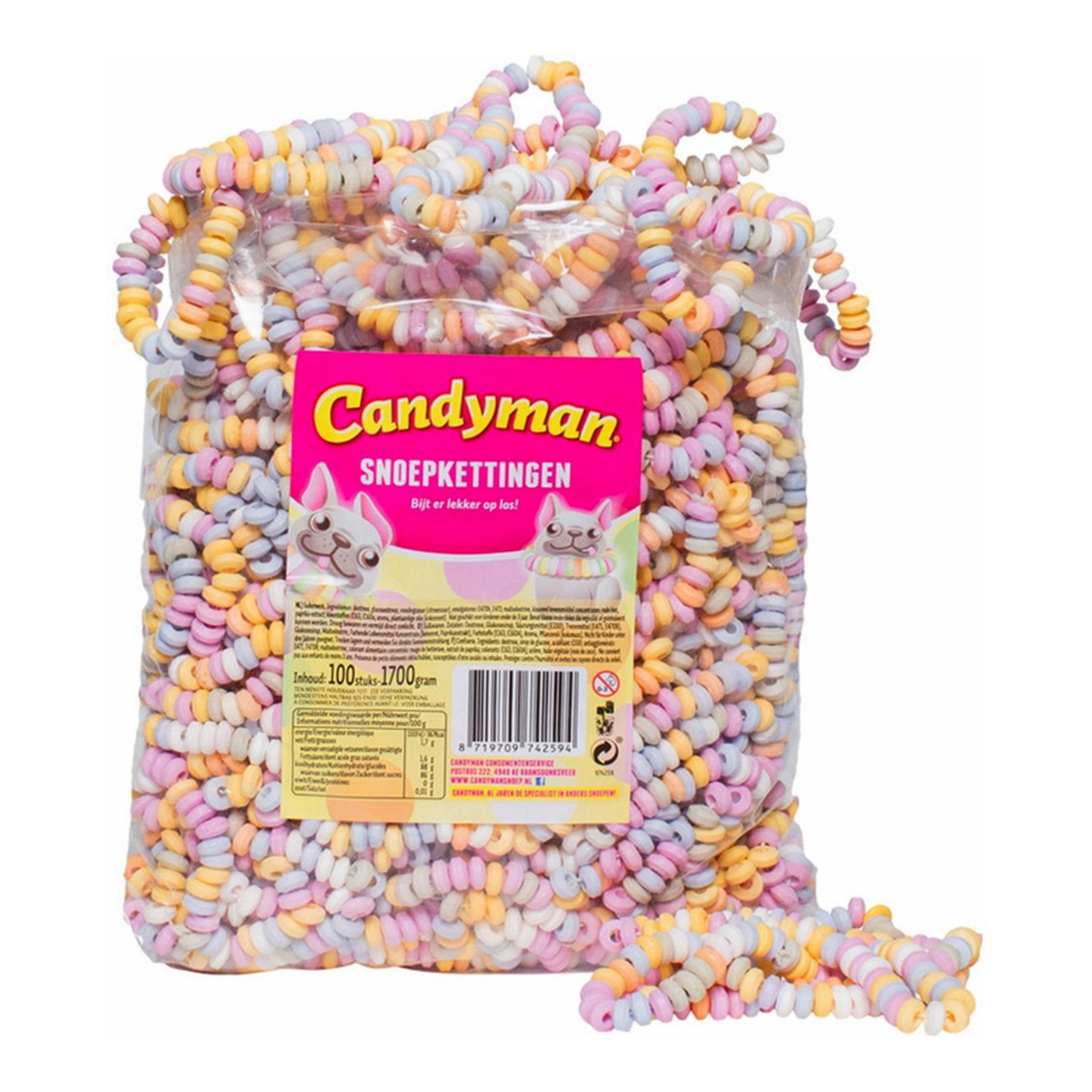 Chaînes de bonbons Candyman (100 pièces)