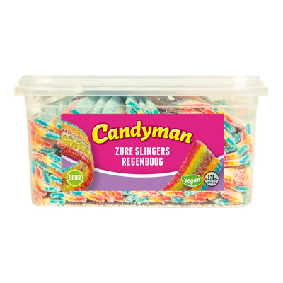 Candyman sour streamers arc-en-ciel (1 kg)