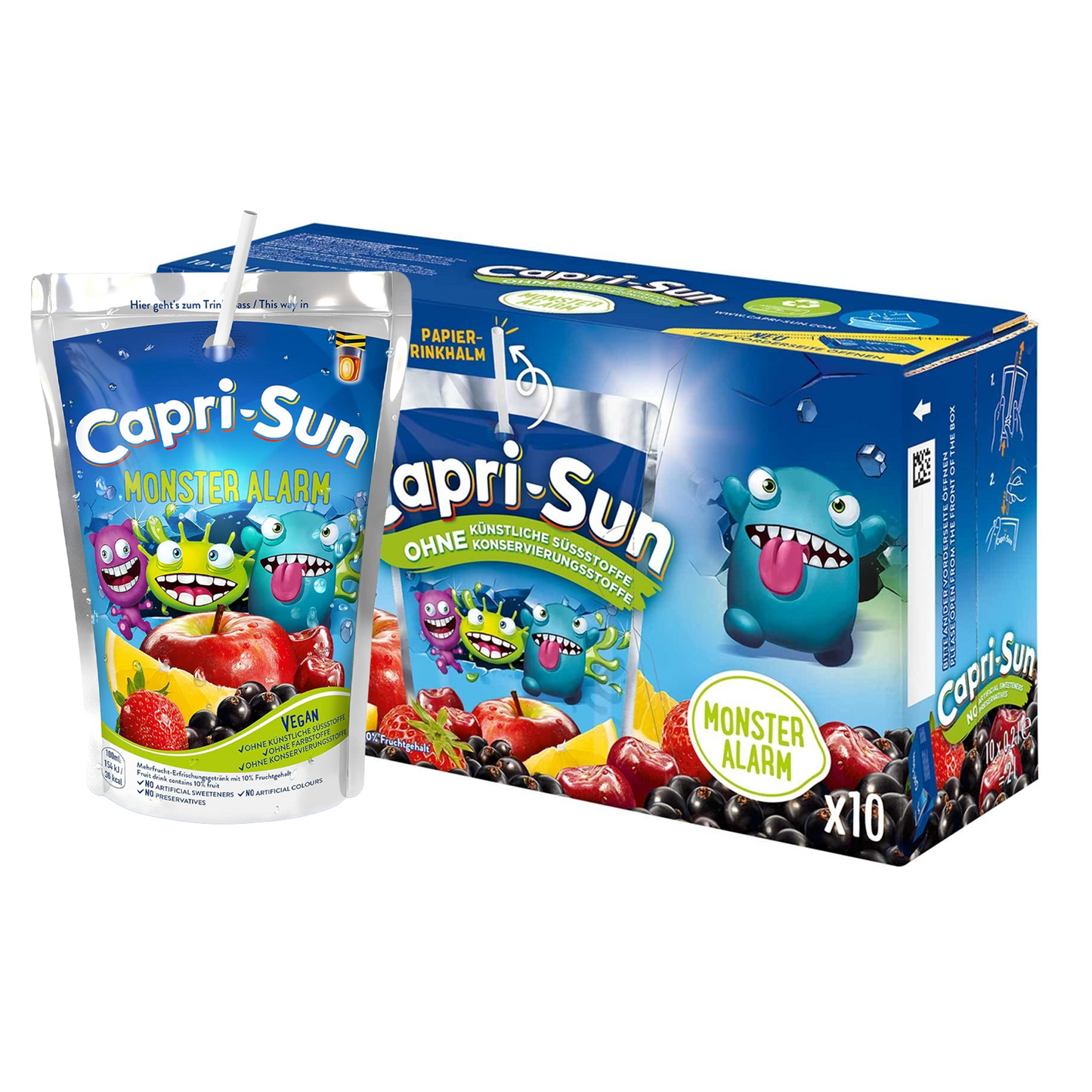 Capri-sun alarme monstre capri sun (d) 200ml (4x 10 pièces)
