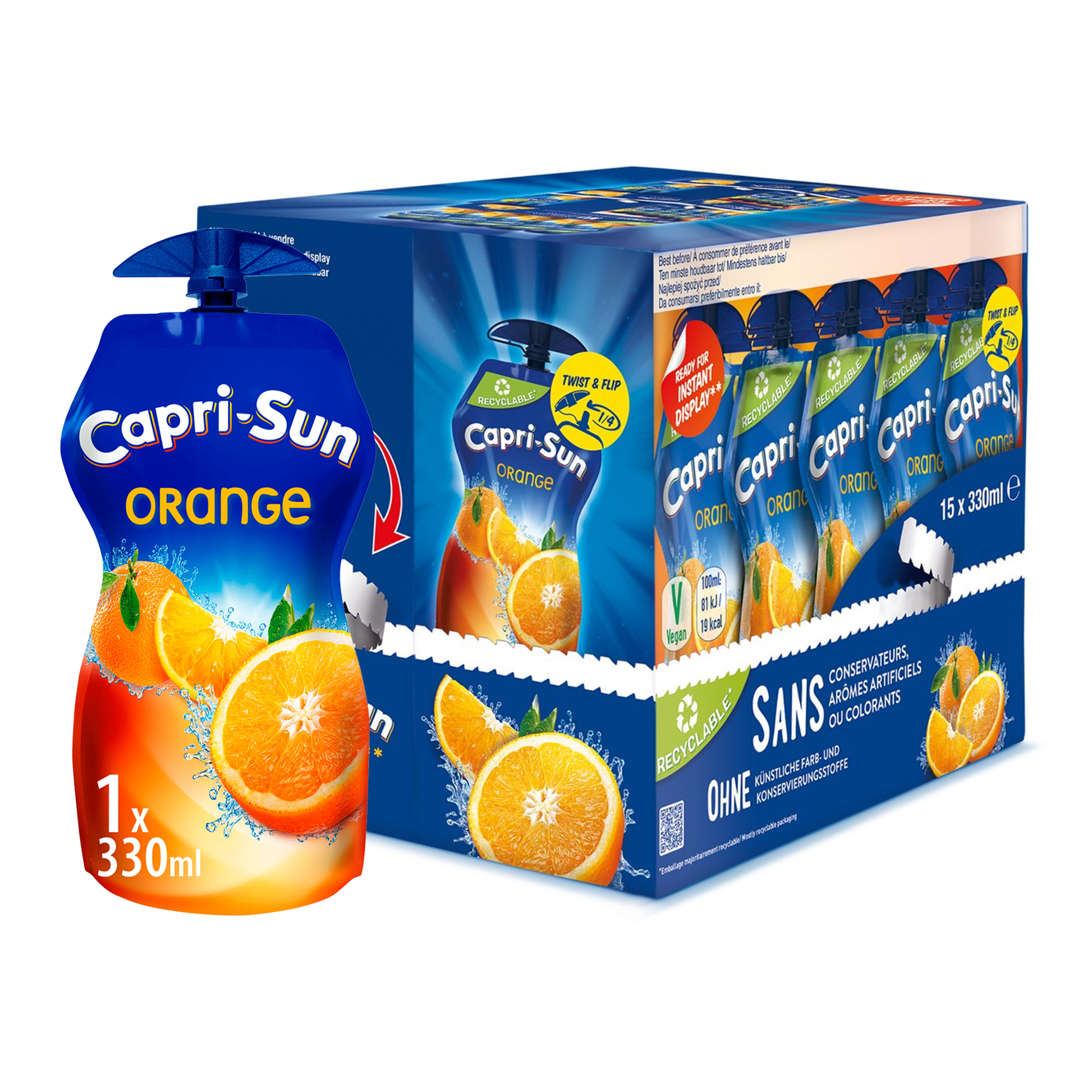 Capri-soleil orange (15x 330ml)