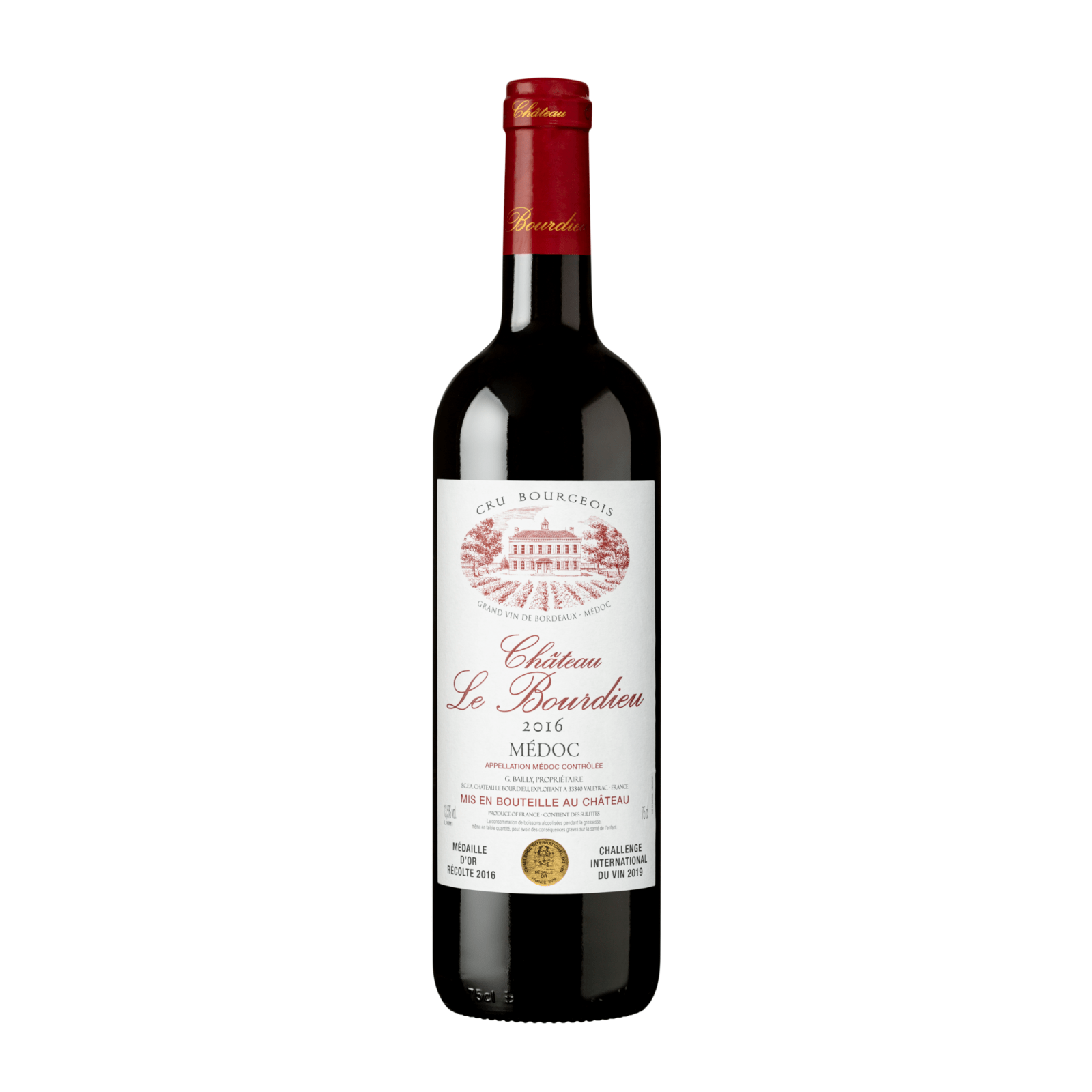 Château le bourdieu bordeaux supérieur (0,75 litre)