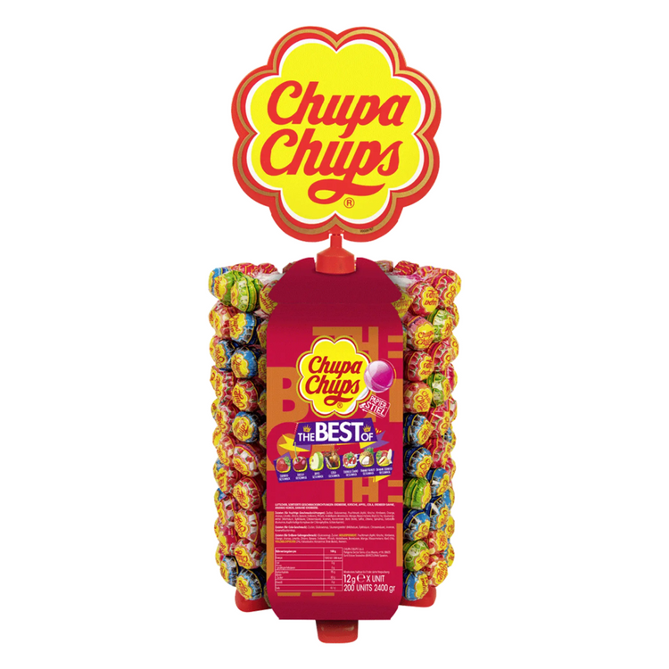 Présentoir roue à sucettes Chupa Chups (200 pièces) (copie)