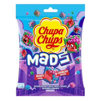 Sachet distributeur Chupa Chups Mads Berry (12x 115 gr)