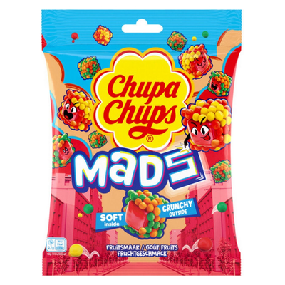 Sachet distributeur de fruits Chupa Chups Mads (12x 115 gr)