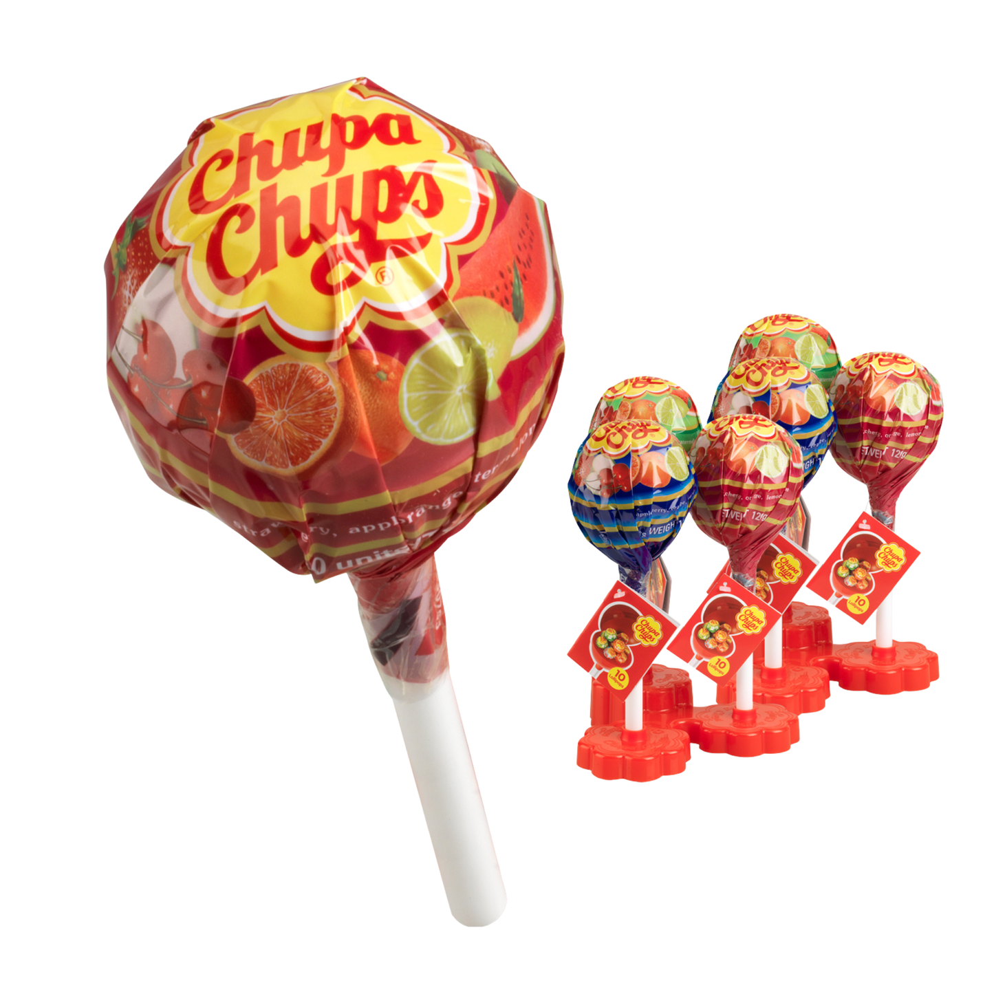 Chupa chups mini méga (6x 10 pièces)