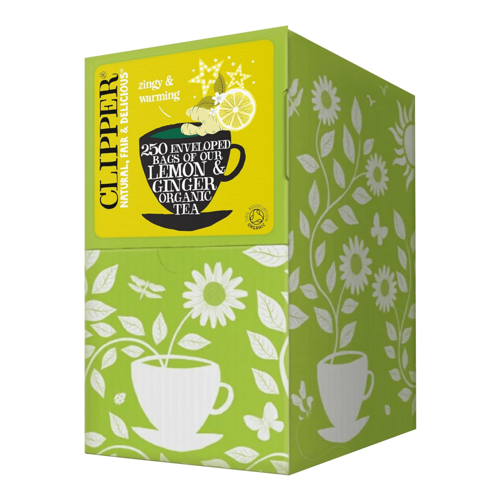 Clipper infusion citron gingembre bio (250 pièces)