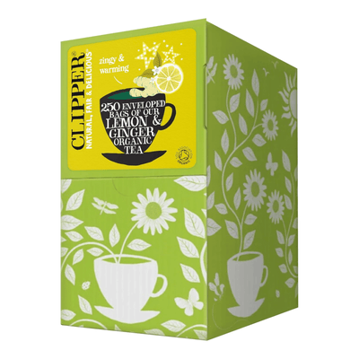 Clipper infusion citron gingembre bio (250 pièces)