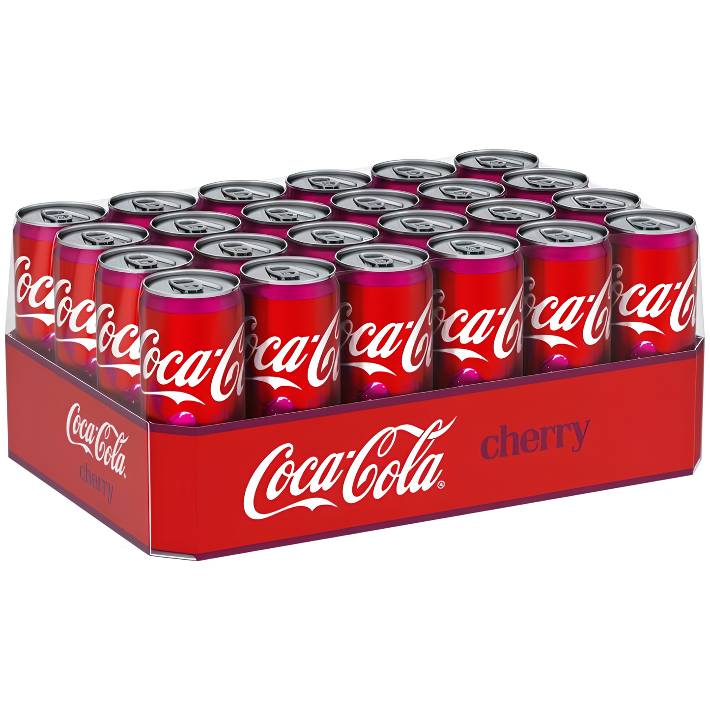 Canette de Coca-cola cerise (24x 33cl)