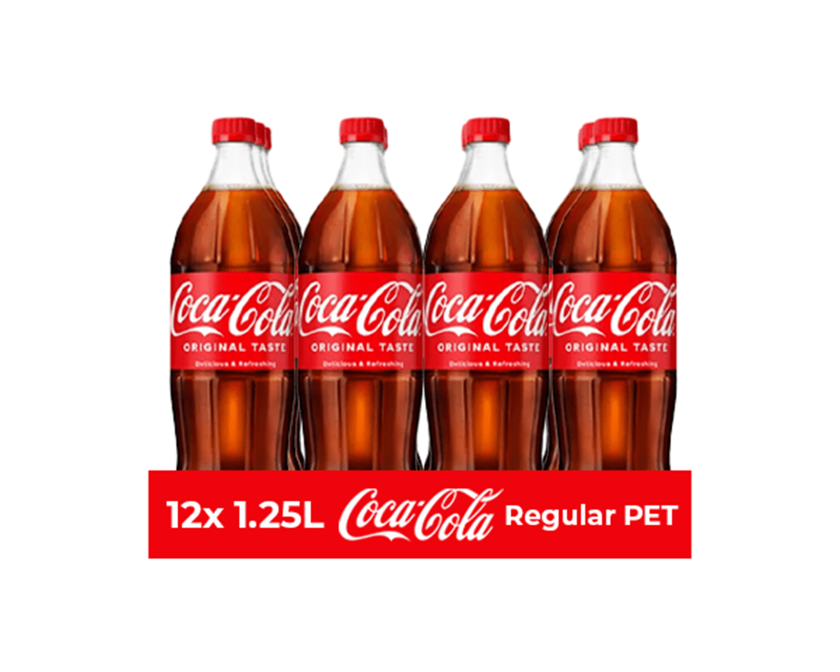 Bouchon régulier Coca-cola (12x 1,25 litres)