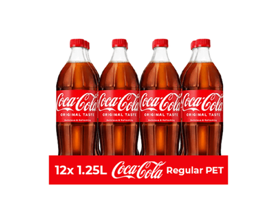 Bouchon régulier Coca-cola (12x 1,25 litres)
