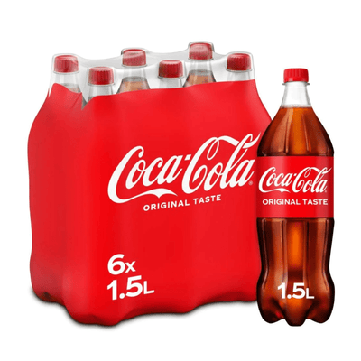 Bouchon régulier Coca-cola (6x 1,5 litres)