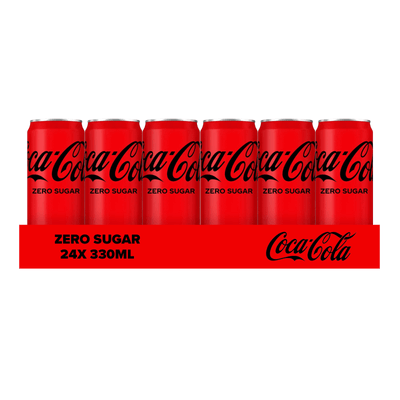 Canette Coca-cola zéro (24x 33cl)