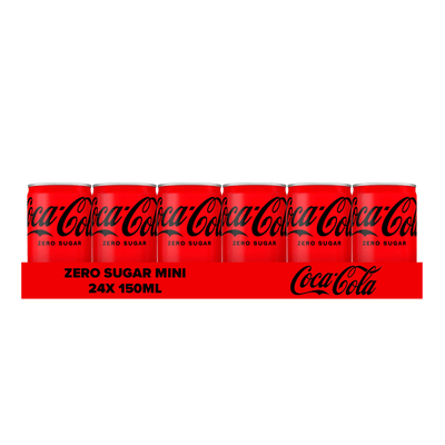 Coca-cola zéro canette mini (24x 15cl)