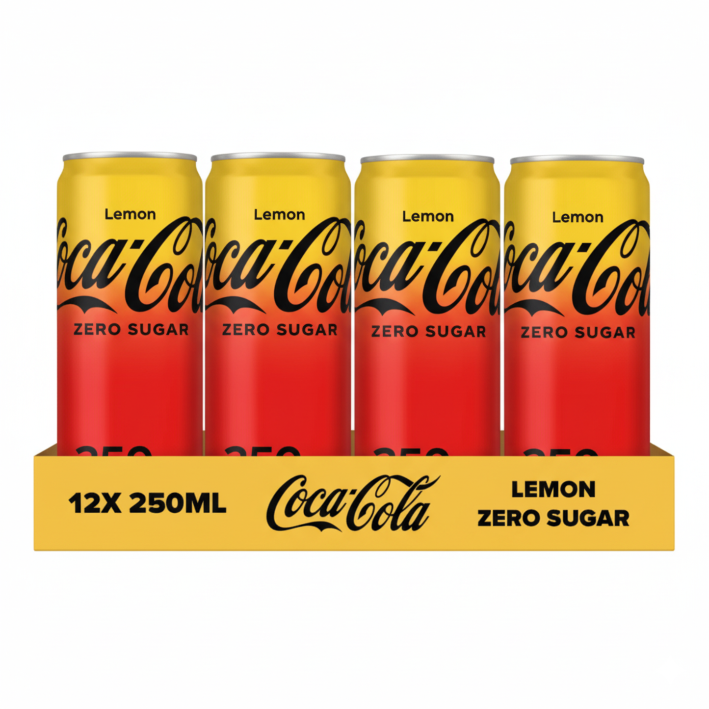 Canette Coca-Cola Zéro Citron (12x 250ml)
