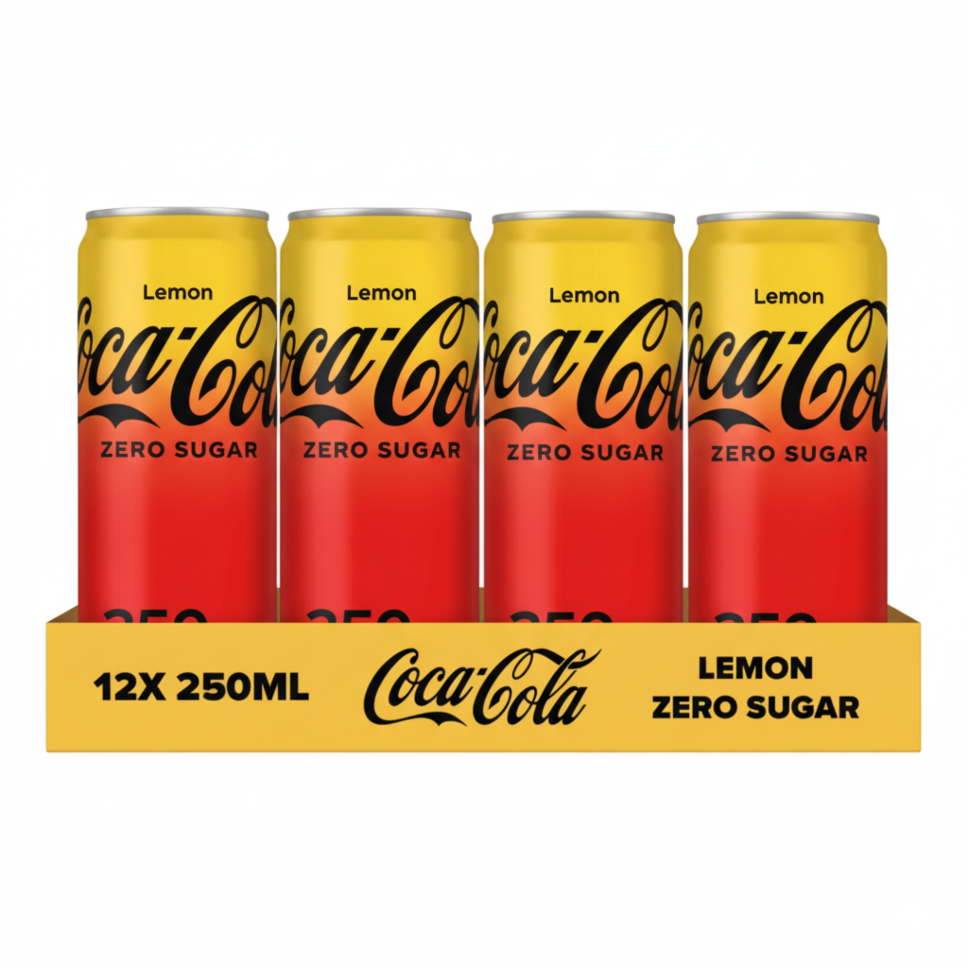 Canette Coca-Cola Zéro Citron (12x 250ml)