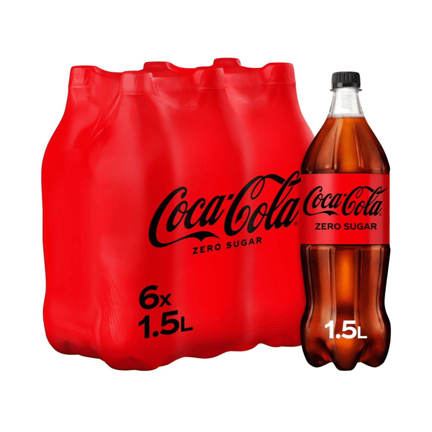 Bouchon Coca-cola zéro sucre (6x 1,5 litres)