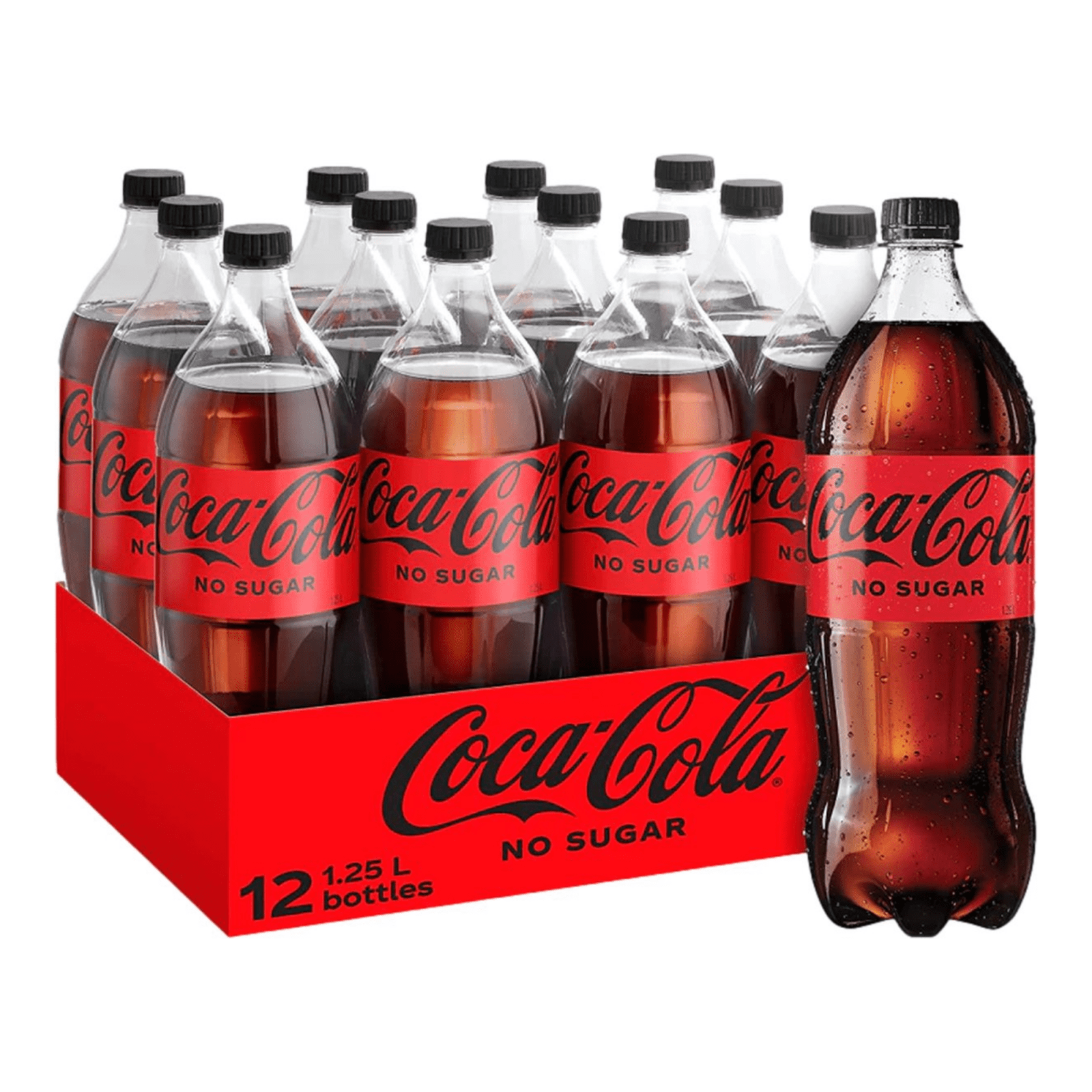Bouteille Coca-cola zéro PET (12x 1,25 litres)