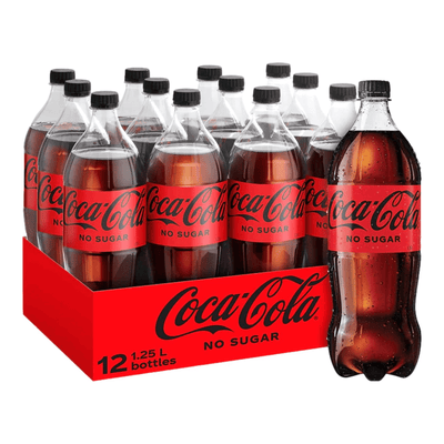 Bouteille Coca-cola zéro PET (12x 1,25 litres)