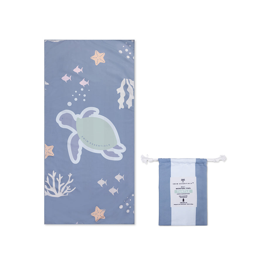 BLISS DE CORAL | Serviette en microfibre multicolore 135 x 65 cm