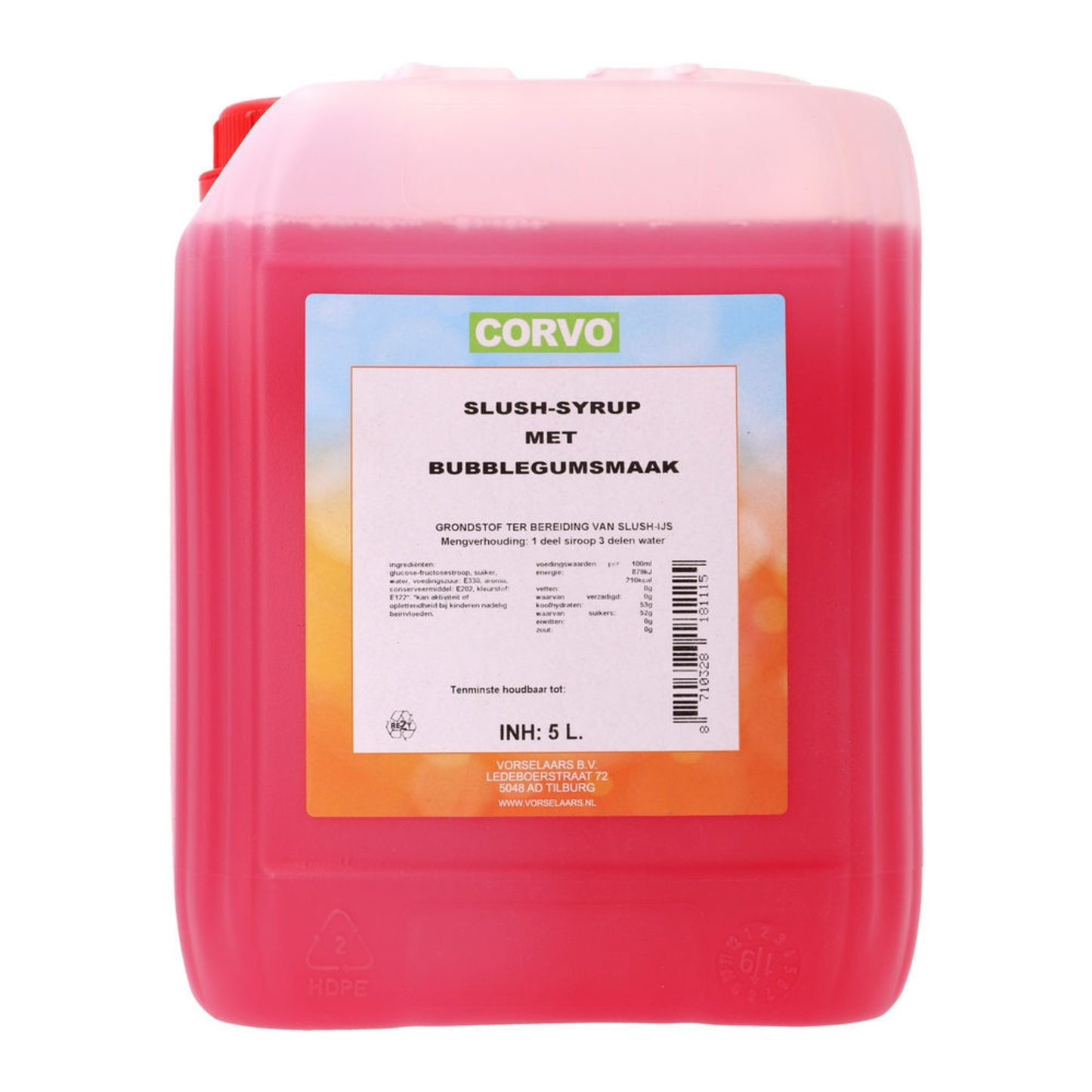 Sirop de barbotine Corvo bubblegum (5 litres)