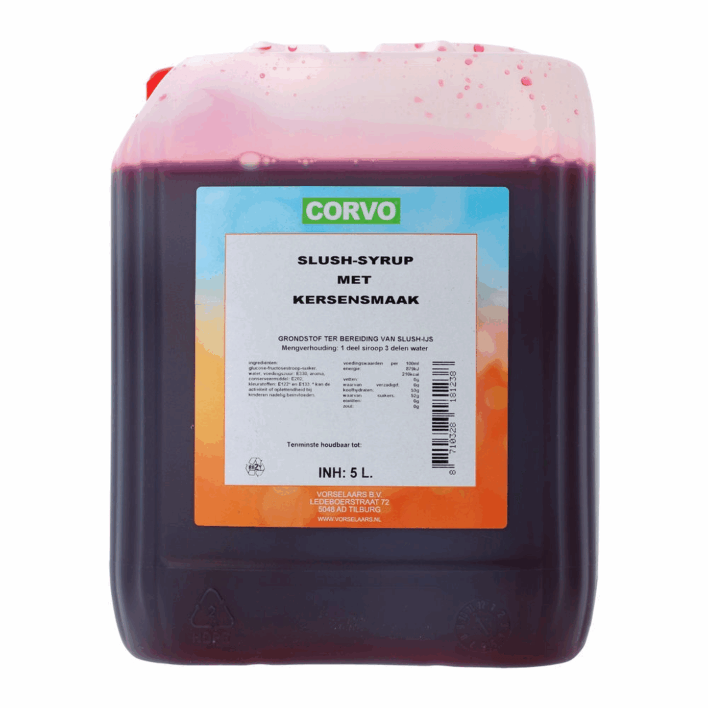 Sirop de granité Corvo cerises (5 litres)
