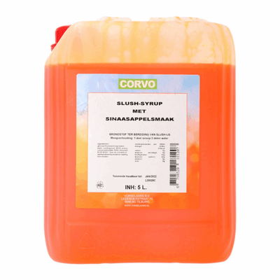 Sirop de granité Corvo orange (5 litres)