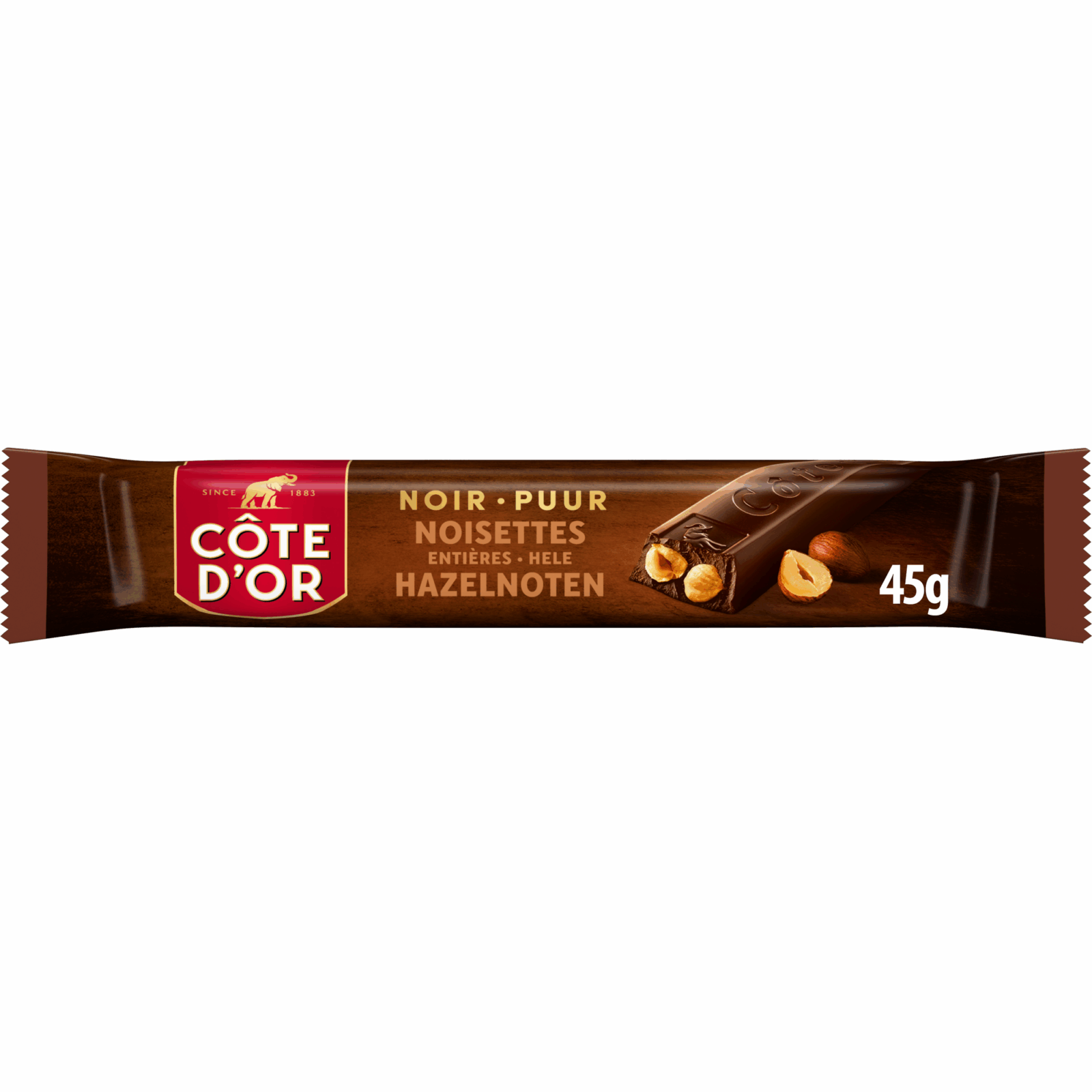 Barre Côte d'Or pure noisettes (32x 45gr)