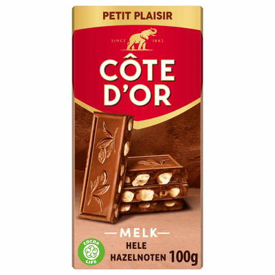 Côte d'or bloc lait noix (20x 100g)