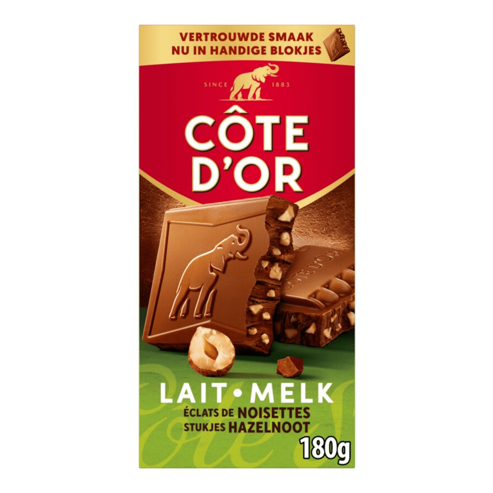 Côte d'or tablette originale lait noix (18x 180gr)