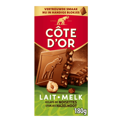 Côte d'or tablette originale lait noix (18x 180gr)